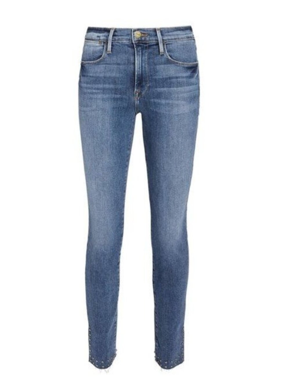FRAME Le High Studded Skinny Jeans - 25